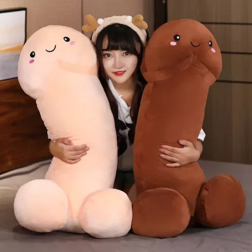 Divertida Almohada Peluche Pene Cojínnovio Amante Creativo Polla Regalo - Imagen 1 de 3