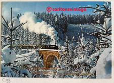 Dampflok 86 107 Altenau Harz alte Weihnachtskarte