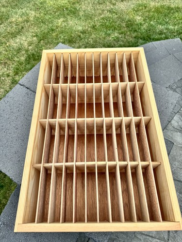 Napa Valley Box Company 48 Slot Media Storage Rack Holds 96 Music CDs~23x15x5” - Picture 11 of 11