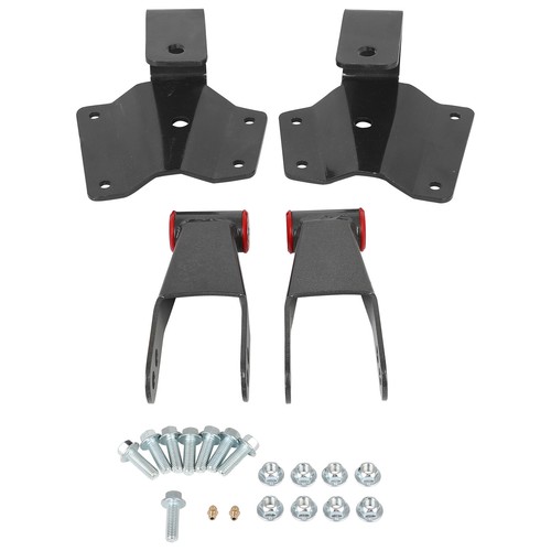 MaXpeedingrods 2-Inch Rear Drop Hanger For Chevy Silverado/GMC Sierra 1500 2WD (1988-1998) - Lowering Kit Part