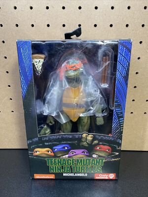 NEW SEALED NIB NECA TMNT Teenage Mutant Ninja Turtles Michelangelo GameStop EXCL