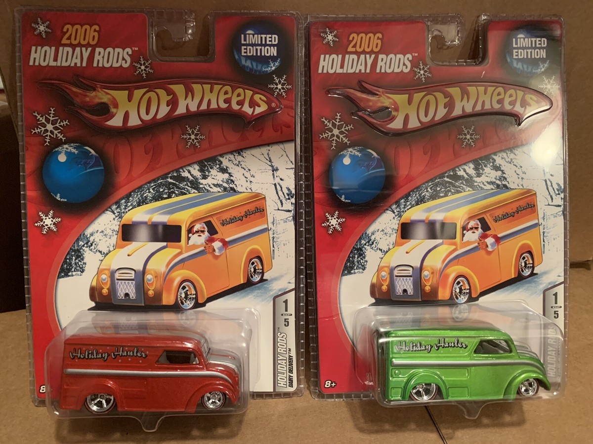 Hot Wheels ホットウィール Holiday Rods 2006 Hot Wheels Holiday Rods #1 of 5 Dairy Delivery Holiday Hauler