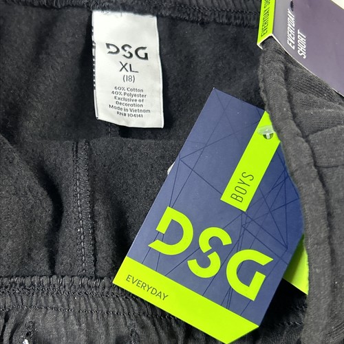 Dsg Youth Black Everyday Fleece Shorts Boys Size XL (18) NWT - Picture 8 of 9