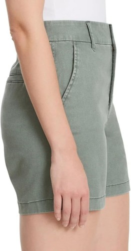 Pantalones cortos chinos de algodón de tiro alto Gloria Vanderbilt para mujer - Imagen 10 de 14