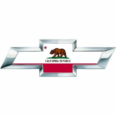 2 Silverado Kalifornien Flagge Universal Chevy Bowtie Vinyl Emblem Aufkleber