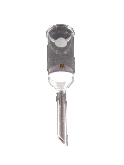 CHEMGLASS Glass 15mL Medium Frit Buchner Filter Funnel CG-1402-07