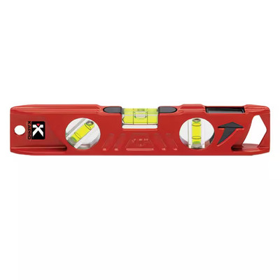 Kapro 923 - Professional Cast Aluminum Torpedo Level Plumb Site View Vial - 10