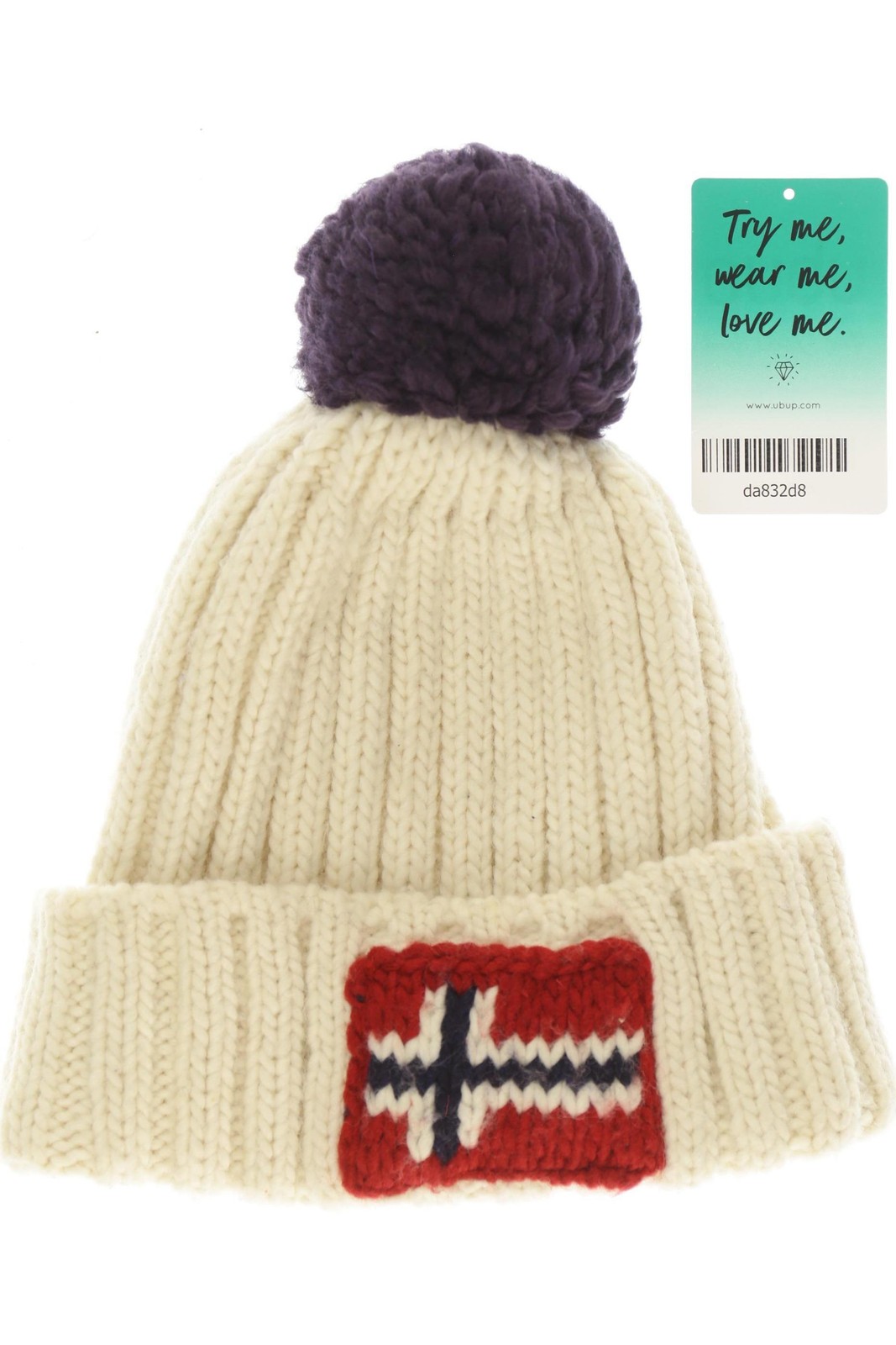 APL Napapijri cappello berretto donna copricapo berretto taglia ONESIZE lana beige #da832d8