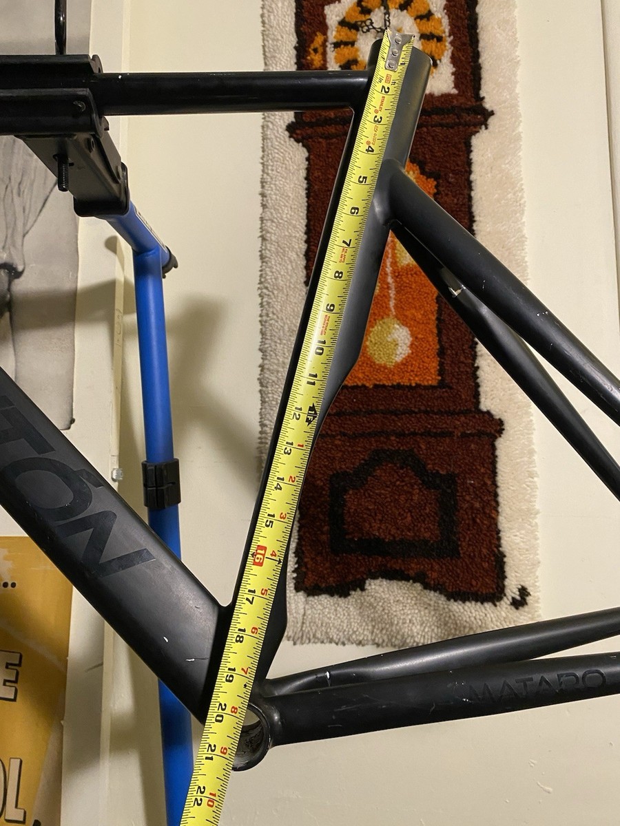 AVENTON Mataro Single Speed Bike Frame 52cm (20.5”) Navy Blue