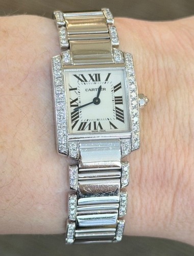 Cartier Tank Francaise 18K/Diamonds Ref. 2403 Ladies' Watch