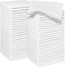 Microfiber Washcloths Towel Pack of 50, 12" x 12" Highly Absorbent and Soft Face