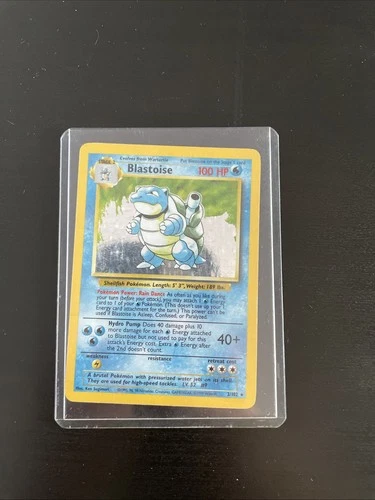 blastoise 2/102 base set holo