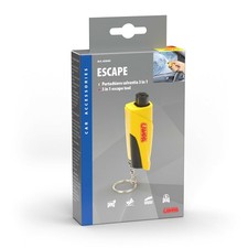 Llavero Salvavidas Coche 3-in-1 Escape Hammer Sos Martillo Emergencia Lampa