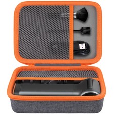 for WOLFBOX MF200 Compressed Air Duster Hard Storage Case Gray Case,Orange Zi...