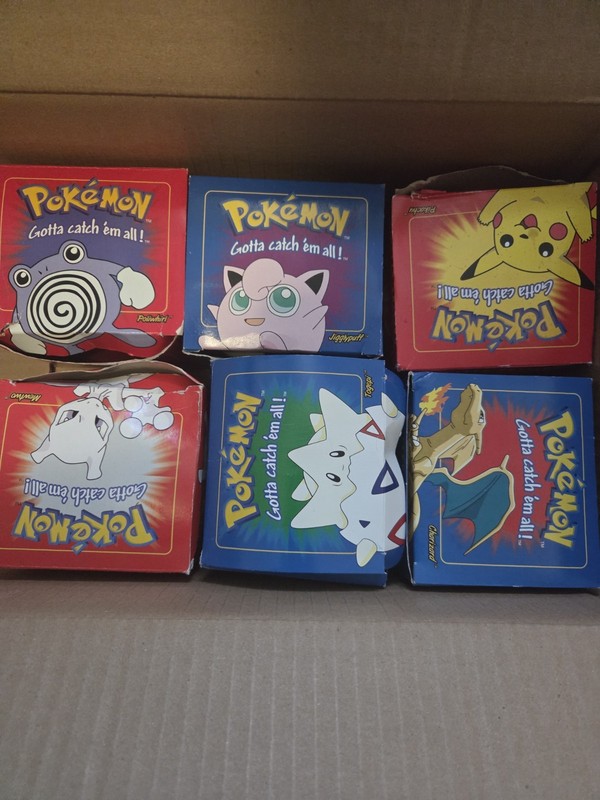 Burger King 1999 Gold plated pokemon card Full Set