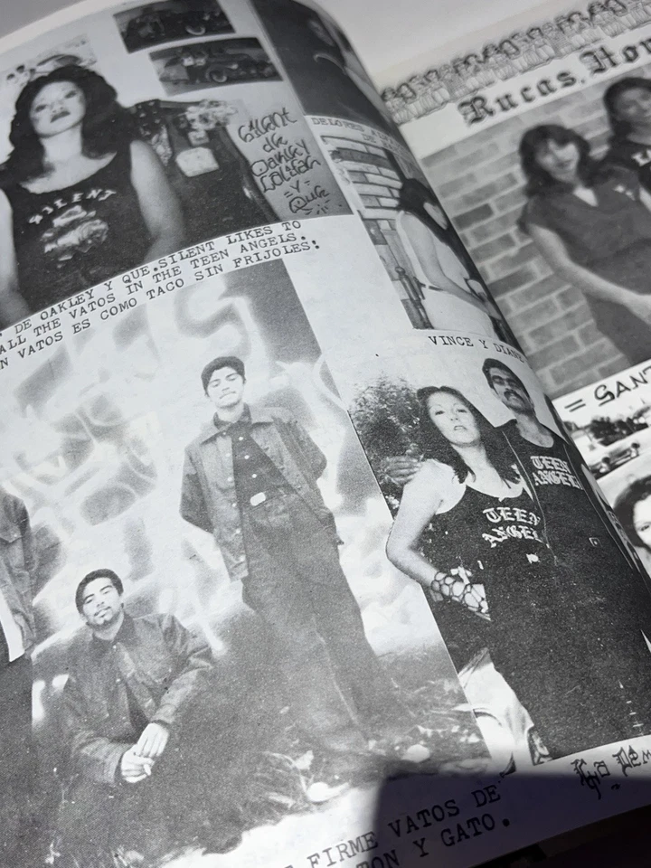 TEEN ANGELS MAGAZINE ISSUE #8 CHOLO GANGSTER LOWRIDER ARTE CALIFORNIA 1980s Foto 4 de 4