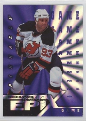 1997-98 Pinnacle Epix Purple Game Doug Gilmour #E24 HOF 1o3