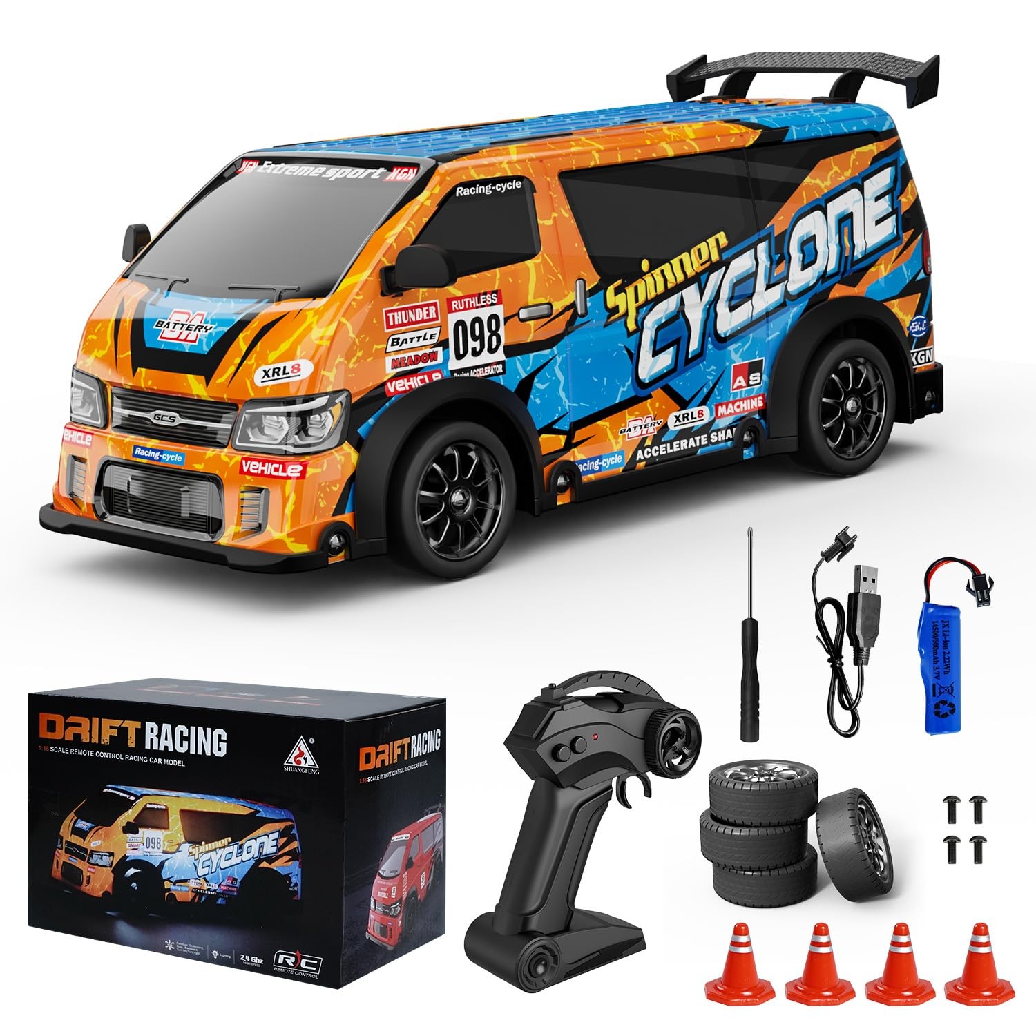 124 Scale Remote Control Vehicle 25km/hpeak 4wd With Drift, Jdm ...