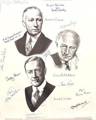 Multi Hollywood Star Handsigniert Original Ltd. Edition Poster 30'x 20'inch & COA