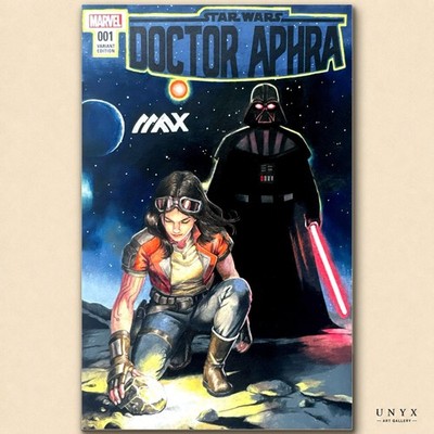 Star Wars Doctor Aphra #1 Darth Vader Original Sketch Cover Art 1/1 Signed Max