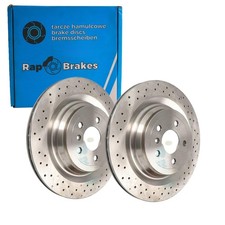 2x RAP BREMSSCHIEBEN 345mm BELÜFTET HINTEN passend für MERCEDES GL-KLASSE GLE GL