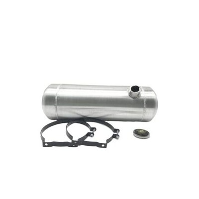 JSD 5 Gallons 8'' x24'' Aluminum Spun Round Gas Tank / Fuel Tank End Fill 3/8''