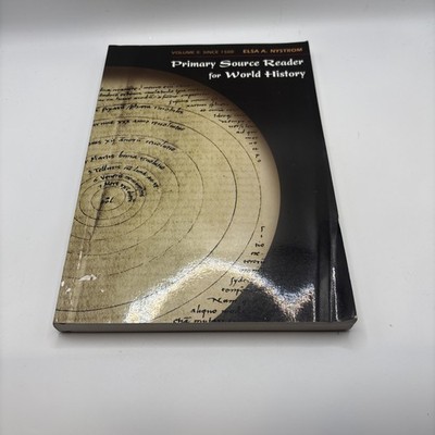 Primary Source Reader for World History, - Paperback, by Nystrom Elsa - Good