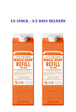 Dr. Bronner's Pure-Castile Liquid Soap - Tea Tree 2 x 32 oz carton 