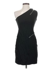 Halston Heritage Women Black Cocktail Dress 2