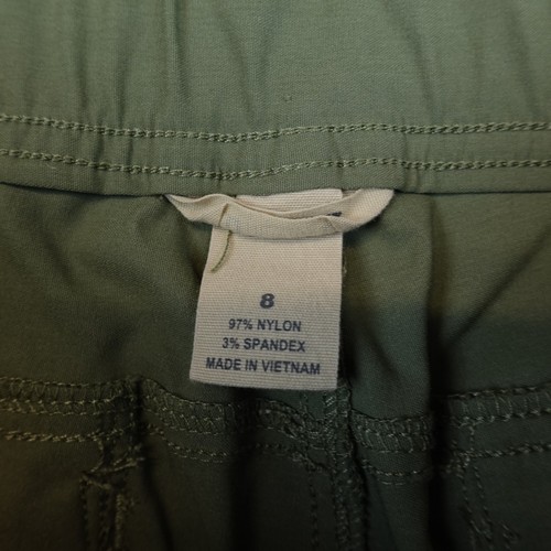Duluth Dry on the Fly Damenshorts Größe 8 grün 10" Schrittlänge Cargo Wandern Nylon - Bild 5 von 8
