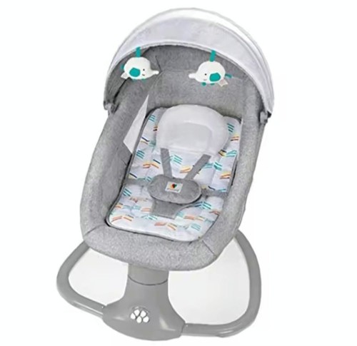 Culla multifunzionale neonato con bluetooth per musica zanzariera a dondolo - Imagen 3 de 15