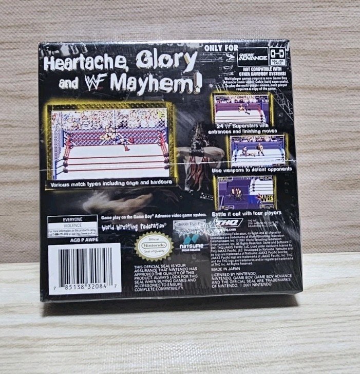 WWF Road to WrestleMania (Nintendo Game Boy Advance, 2001) for