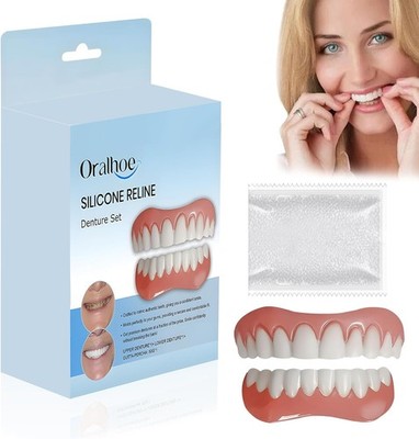 Zahnersatz Gebiss Bikenda Silikon Reline Denture Zähne Veneers KitZahnersatz ...