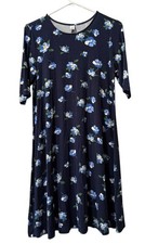 Old Navy Women Floral Jersey-Knit Dress Size Small Cottagecore College Summer