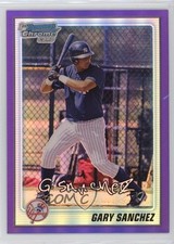 2010 Bowman Chrome Prospects Purple Refractor /899 Gary Sanchez #BCP207 hg6
