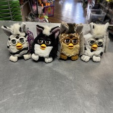 Lot of 4 Vintage 1999 Furby Buddies Beanie Plush With Tags Tiger Electronics 2