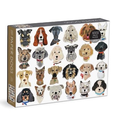 Paper Dogs 1000 Pc Puzzle by  Galison, Reed Evins - 9780735371941