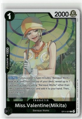 One Piede Miss.Valentine(Mikita) R The Azure Sea's Seven OP14-087