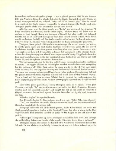 Vintage Steve Van Buren Philadelphia Eagles NFL Football Illustrated Book Pages - Foto 8 di 12