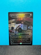 FOIL (Harkers...) Notizen des Ermittlers / Investigator's Journal - MTG Magic