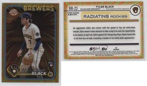 2024 Topps Chrome Update Radiating Rookies Tyler Black #RR-23 RC