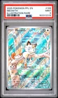 2025 POKEMON PFL EN-PHANTASMAL FLAMES ILLUSTRATION RARE #106 MEOWTH PSA 9