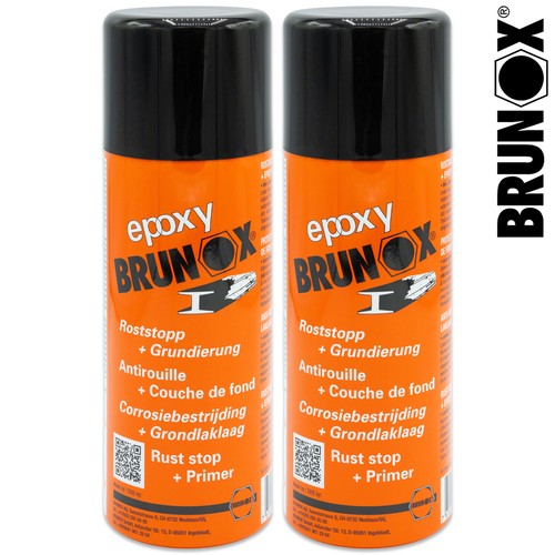 2x BRUNOX EPOXY SPRAY Rostumwandler Grundierung Rostschutz Roststop ...