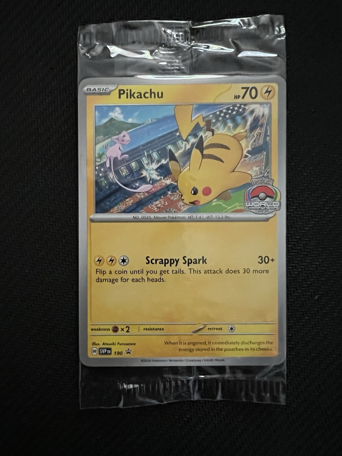 Pokemon TCG Scarlet & Violet Pikachu Promo SVP 190 SV Promo Cards Sealed