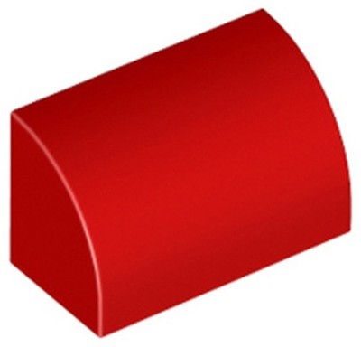 Lego bis zu 25x Slope, Curved 1 x 2 with Bottom -37352-Farbauswahl-color choice