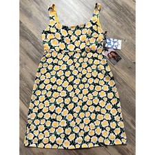 DVF x Target Diane Von Furstenberg Mini Shift Dress Poppy Yellow Black 4