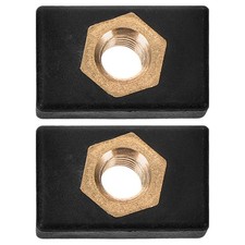 2 Pcs Kayak Side Mount Slide Track Base Nut for Fishing Boat Accessory