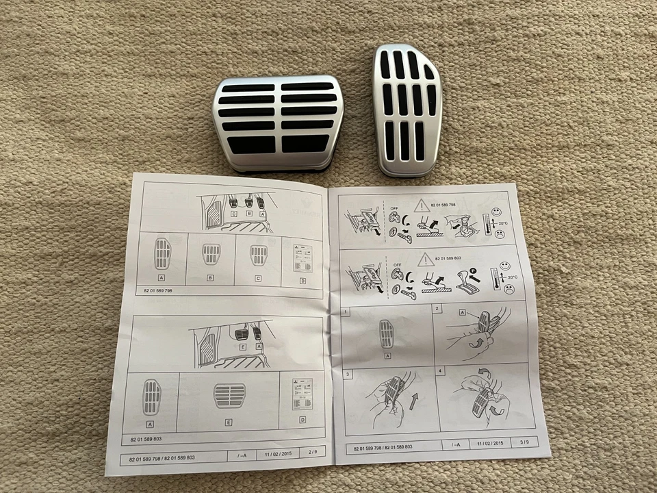 Nuevo juego de pedales automáticos OEM Renault Kadjar Koleos II 8201589803 2015-2020 Foto 3 de 4