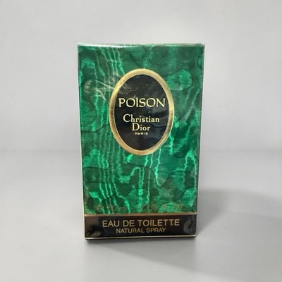 Christian Dior Poison 1986 Eau de Toilette 50 ml / 1.7 oz Sealed #6179Q RARE NOS