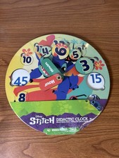 Disney Lilo And Stitch Didactic Clock For Learning